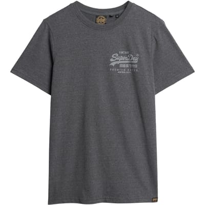 Superdry - Heritage T-shirt met Vintage-logo op de borst - Heren - T-shirts