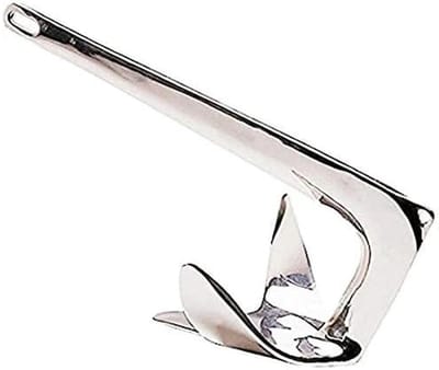 Boot Anker - Klaauwanker - Watersport Varen - Marine Grade RVS - 4.4lb - Gepolijst
