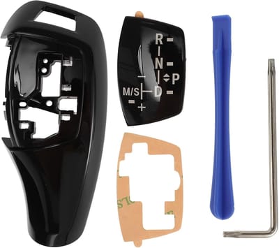 Sportieve versnellingspookknop cover voor BMW 1 Series F20 F21 F22 F30 - Console trim sticker set in zwart voor een stijlvolle uitstraling