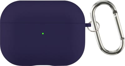 AirPods 3 Hoesje – Siliconen Case met Clip – Schokbestendig – Geschikt voor Draadloos Opladen – Donkerpaars