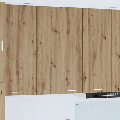 vidaXL - Hangkast - Artisan - Eiken - 60 - x - 31 - x - 100 - cm - Bewerkt - hout