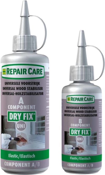 Repair Care Dry Fix UNI 2K voorstrijk - 300 ml A plus B - voor hechting bij Dry Flex houtreparatie
