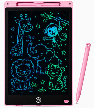 Tekentablet Roze - LCD Tekenbord voor kinderen - 12" scherm - Teken tablet incl. pen - Grafische tablet - Schrijfbord