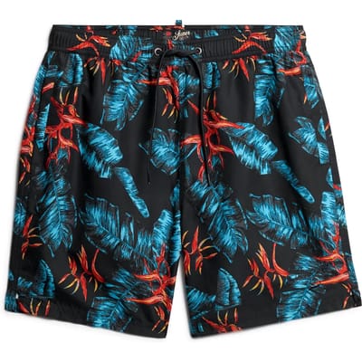 Superdry HAWAIIAN PRINT 17" SWIM SHORT Heren Zwembroek - Maat M
