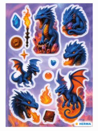 HERMA stickers MAGIC, zelfklevend, 84 x 120 mm, 14 stuks