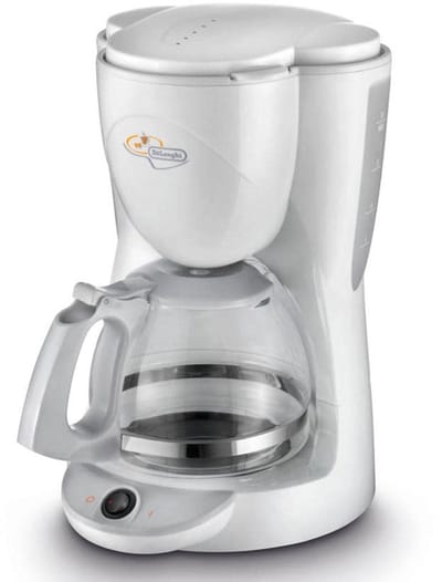 Cafetiere filtre - DELONGHI - ICM2.1 - 1000W - 10 tasses - Blanc