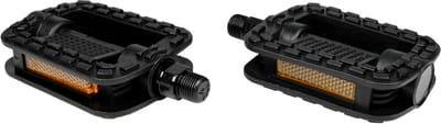 Benson Anti-slip fiets pedaalset - Met reflectoren - 14 mm schroefdraad - Duurzaam kunststof