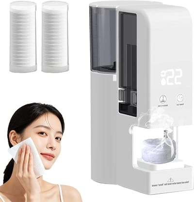 Handdoekverwarmer Machine - Warme Handdoek Dispenser - Gezichtsverzorging Thuis - Snelle Opwarming 5 Sec - 500 ml Tank - Wit