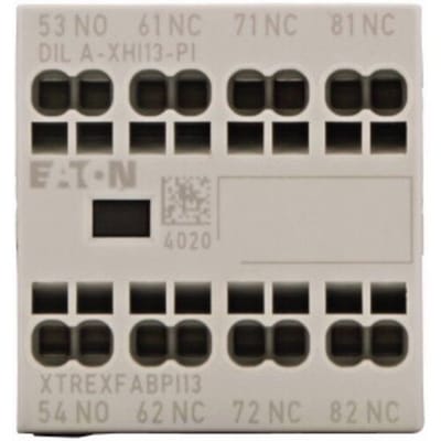 DILA-XHI13-PI Hulpschakelblok 1x NO, 3x NC 4 A Opsteekbaar Geschikt voor merk (relais): Eaton 1 stuk(s)