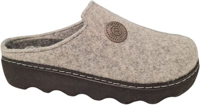 Rohde Licht Grijze Open Dames Pantoffels - Grijs - 36