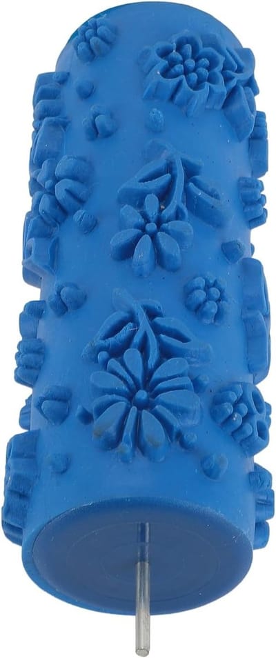 Decoratieve Verfroller met Patroon - Rubber Roller voor DIY Schilderprojecten - 5 Inch Verfaccessoire voor Creatieve Klussen