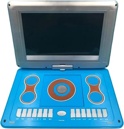 Draagbare DVD Speler - Mobiele TV - Thuis en Onderweg - HD Scherm - 12 inch Scherm - Blauw