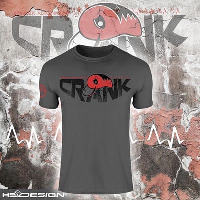 Hotspot Design Crank T-shirt Met Korte Mouwen Grijs M Man