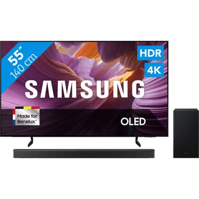 Samsung 55" OLED S85F 4K (2025) + Samsung HW-B750F (2025)