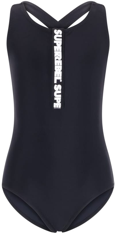 SuperRebel - Paradise bathingsuit - Black - Maat 116