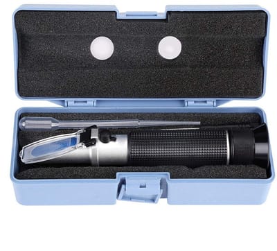 Store_7 - Alcohol refractometer - Handrefractometer - Professioneel meetinstrument - 0-80% volumepercentage - Voor het meten van sterke dranken - G...