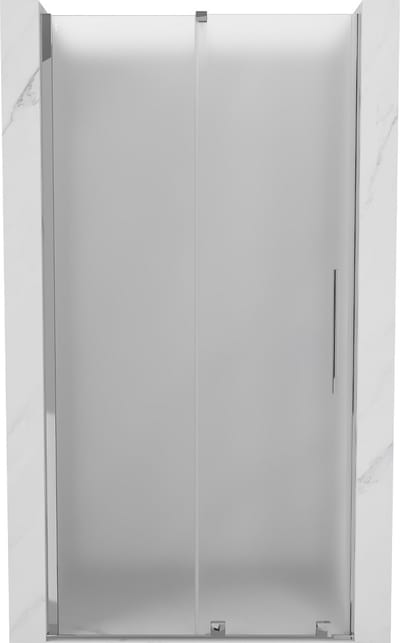 Mexen Velar schuifdouchedeur 90 , matglas, chroom - 871-090-000-31-01