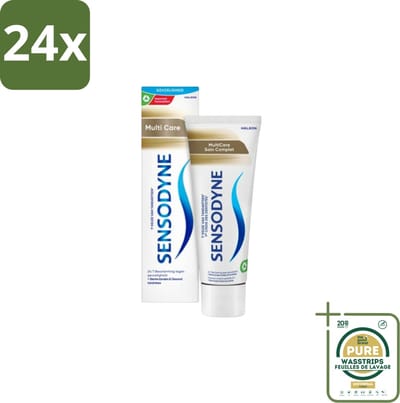 Sensodyne Tandpasta MultiCare 75 ml - Voordeelverpakking - 24 stuks - Tandpasta - Tandgevoeligheid
