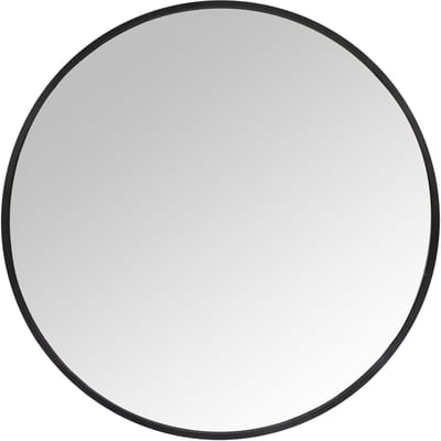 spiegel - zwart - 50 cm - met ophangsysteem