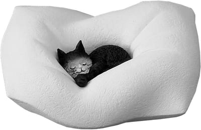 Dubout kat collectie - Kat in mandje - 11 cm