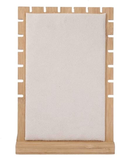 Store_7 - Sieraden displaystandaard - Eco-vriendelijke sieradenorganizer - Duurzaam en draagbaar - Beige - Modern design - Perfect voor dames - Ide...