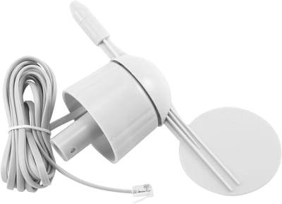 Windrichting Meter - Windsnelheid Meetapparaat - Weer Bepalen - Nauwkeurig Meten - 18.5 cm - Grijs