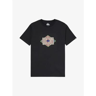 Quiksilver Losange T-shirt Met Korte Mouwen Zwart 14 Years Jongen