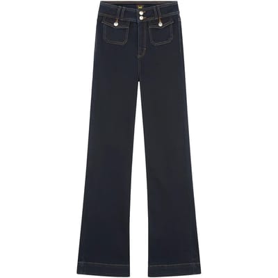 Damesjeans Lee 70S Lana Traces Of Dark Bootcut