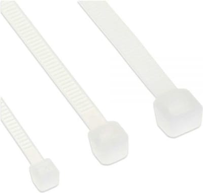 InLine Tie-wraps - 450 x 4,8mm - 100 stuks - Wit