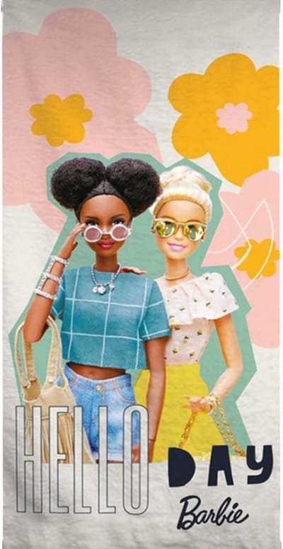 Barbie strandlaken 70 x 140 cm - Hello Day
