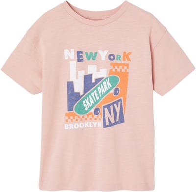 Vertbaudet T-shirt voor jongens met grafisch motief