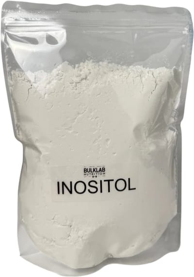 BulkLab Nutrition - Inositol poeder - 2000mg dagelijkse dosering - 200g Neutraal - Vitamine B7 - Smaakloos & oplosbaar - Zonder onnodige toevoegingen - Hoge Kwaliteit - Past Door Brievenbus - Gemaakt in Nederland