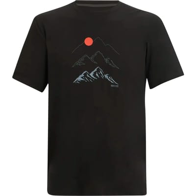 Heren Fingal Stretch T-shirt met korte mouwen en grafische print