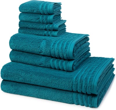 Vossen 2 X zeep- 2 X gast- 2 X douche- 2 X handdoek in een set Vienna Style Supersoft