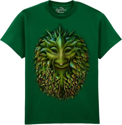 Green Man The Coloured House T-shirt M