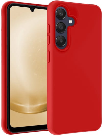 Hoesje - Geschikt voor Samsung Galaxy A26 - Sterk & Shockproof - Hoes Cover - Siliconen Case - Telefoonhoesjes - Rood