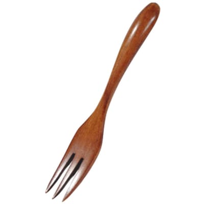 Cuillère en bois fourchette bambou cuisine ustensiles de cuisine outils soupe-cuillère à café vaisselle marron