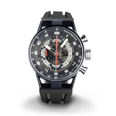 Locman - 0516K22S-BKTKRDSK - Polshorloge - Heren - Automatisch - Montecristo Open Heart