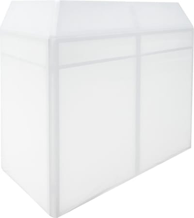 Professionele opvouwbare dj booth - zwart - 146x70x135cm - 100kg