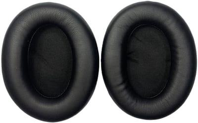 Dailygoods- Oorkussens Vervangend - Compatibel met Sony WH-1000XM2/MDR-1000X - Zacht Eiwitleer - Hoogwaardige Geluidsisolatie - 1 Paar Inclusief Akoestische Sponsjes - Hoofdtelefoon Kussens