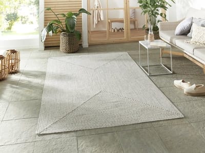 Flycarpets Binnen & Buitenkleed vloerkleed - Trenzado - Licht Gemeleerd - 200x290 cm