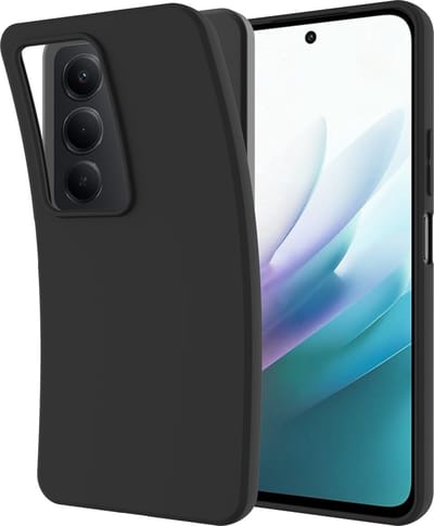 Just in Case hoesje geschikt voor Xiaomi Redmi 15 (4G/5G) Hoesje Siliconen - Flexibele Case - Zwart