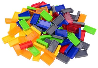 Dominoset rally set 100 stuks in doos 29653.