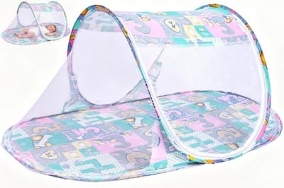 Opvouwbare Klamboe - Baby Bed Tent - Bescherming Tegen Insecten - Uniek Deurontwerp - 110 x 65 x 60 cm
