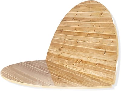 Rond Tafelblad - Houten Blad - Eettafel Gebruik - Opvouwbaar Ontwerp - 150 cm Diameter - Houtkleur