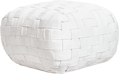 BODLA - Buitenpoef - Gebroken wit - 50 x 50 cm - Synthetisch materiaal