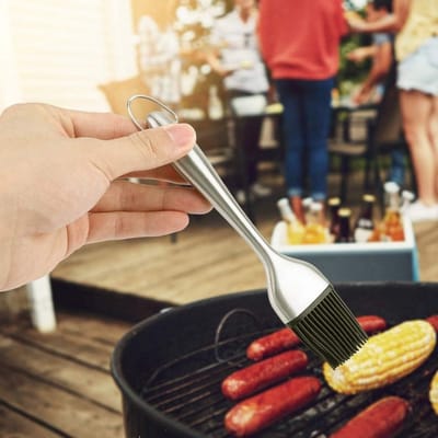 BBQ Oliekwast van RVS voor Basten en Grillen, Ideaal voor Binnen- en Buiten koken