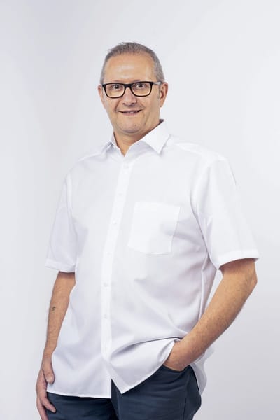 MARVELIS comfort fit overhemd - korte mouw - licht blauw - Strijkvrij - Boordmaat: 40