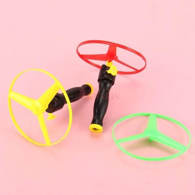 Avion libellule en bambou haubané Jouets haubanés d'extérieur pour enfants de maternelle Fée volante poussée à la main