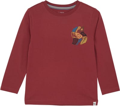 Noppies T-shirt Robbins - Red Ochre - Maat 104